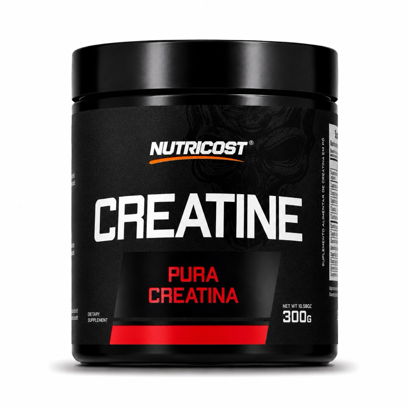 Creatina Monohidratada Nutricost 300g Mais usada nos Estados Unidos agora no Brasil