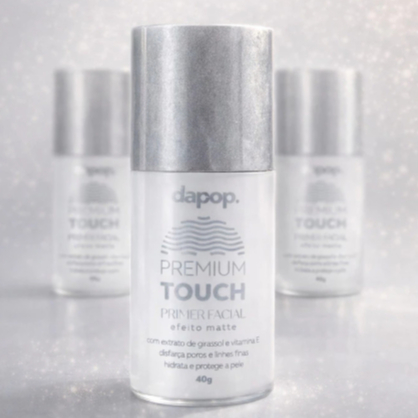 Primer Matte Touch Premium - Dapop  | Efeito Blur, Controla Oleosidade e Fixa a Maquiagem