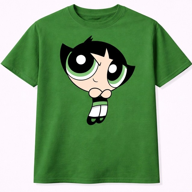 Camiseta Estampa Meninas Super Poderosas 100% Algodão Feminina Confortável