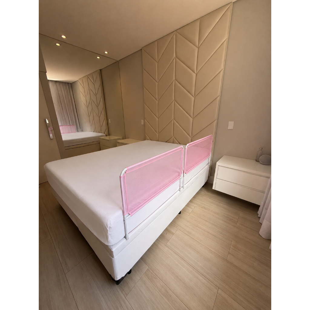 Grade Proteção Lateral Cama 175cm Infantil Idoso Segurança Ninos — imagem 2 de 2