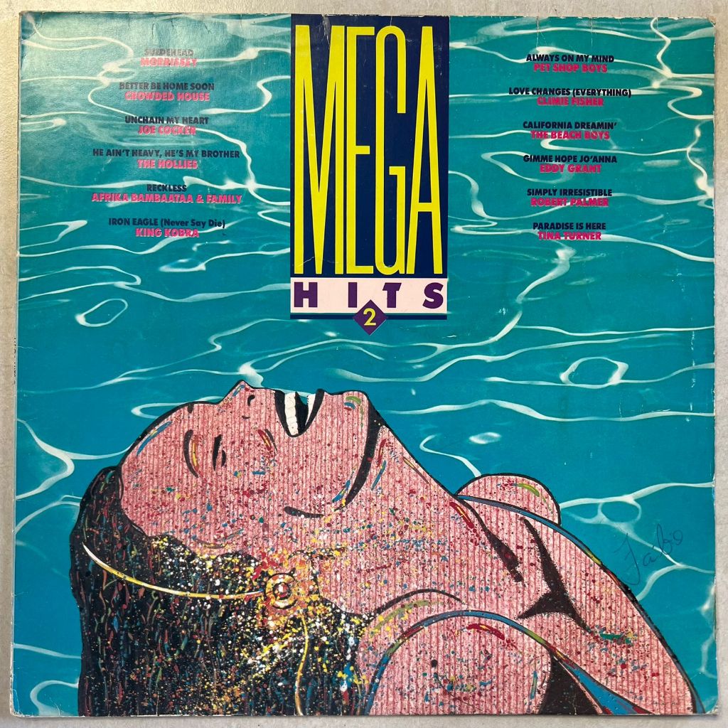 Lp Mega Hits 2, Disco De Vinil Coletânea 1988