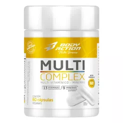 Multivitamínico Multicomplex 60 Cápsulas 1/dia Bodyaction