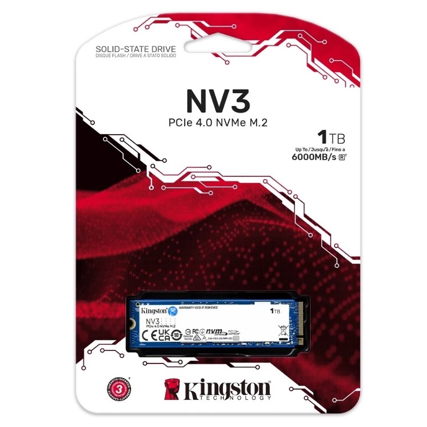 SSD Kingston NV3 1TB  M.2 NVMe - Ultra Velocidade para Seu PC ou Notebook