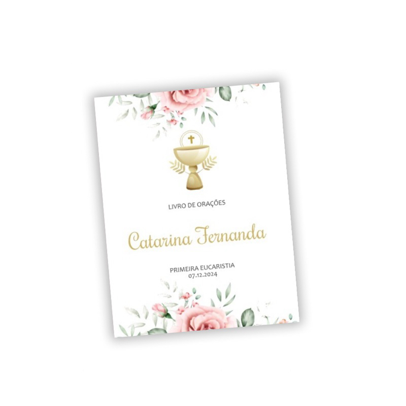 20 Livros de Orações 47 orações lembrancinha personalizada batizado eucaristia crisma
