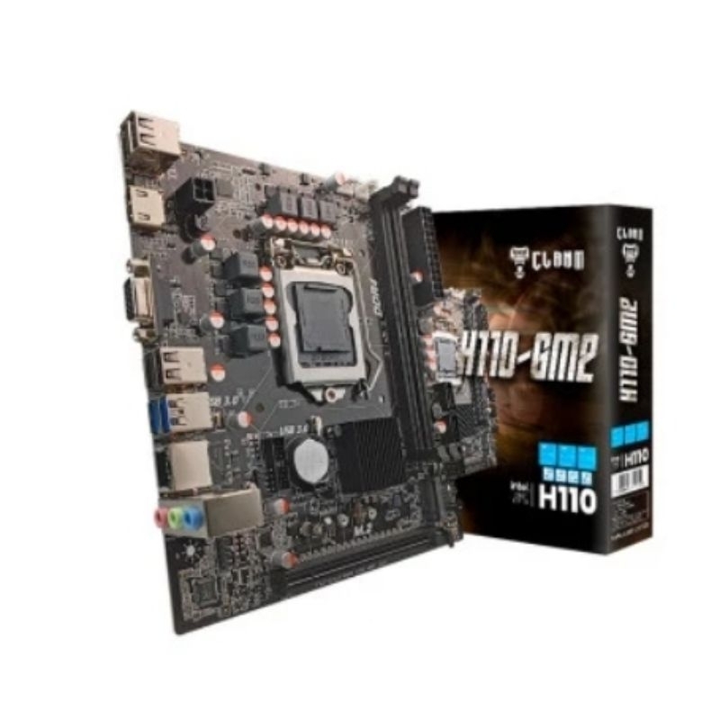 PLACA MÃE H110-GM2 | SOCKET LGA 1151 - DDR4 - M.2 NVMe - CLANM