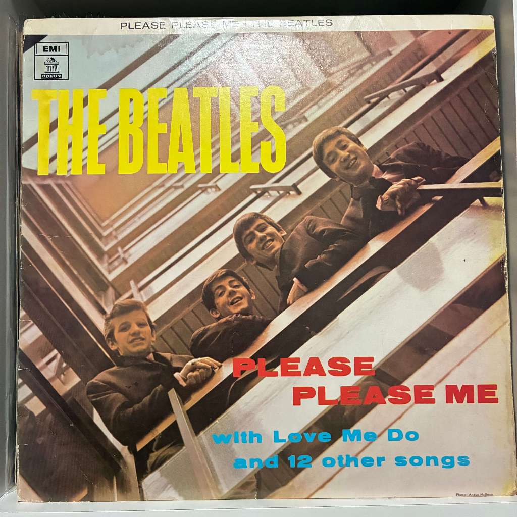 LP Vinil The Beatles - Please Please Me (Mídia e Capa VG+ com Encarte)