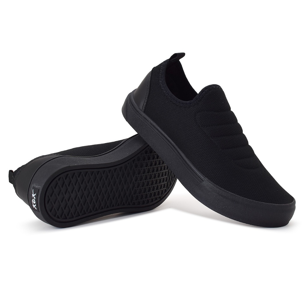 Tênis Slip On Masculino Calce Fácil Casual Várias Cores Sapatênis Esporte Fino Malha Respirável