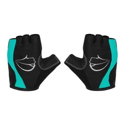 Luva Ciclismo Curta Unisex Mauro Ribeiro-Turquesa-M
