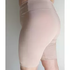 Short Segunda Pele Feminino Cós Alto Modelador Suave, Confortável, Compressão Leve