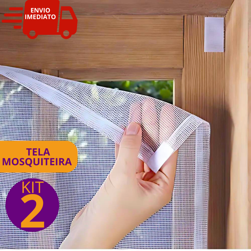 Telas Mosquiteiros 2/1 Janela Auto Colante Contra Inseto Tela Mosquiteiro 1.30M X 1.50M