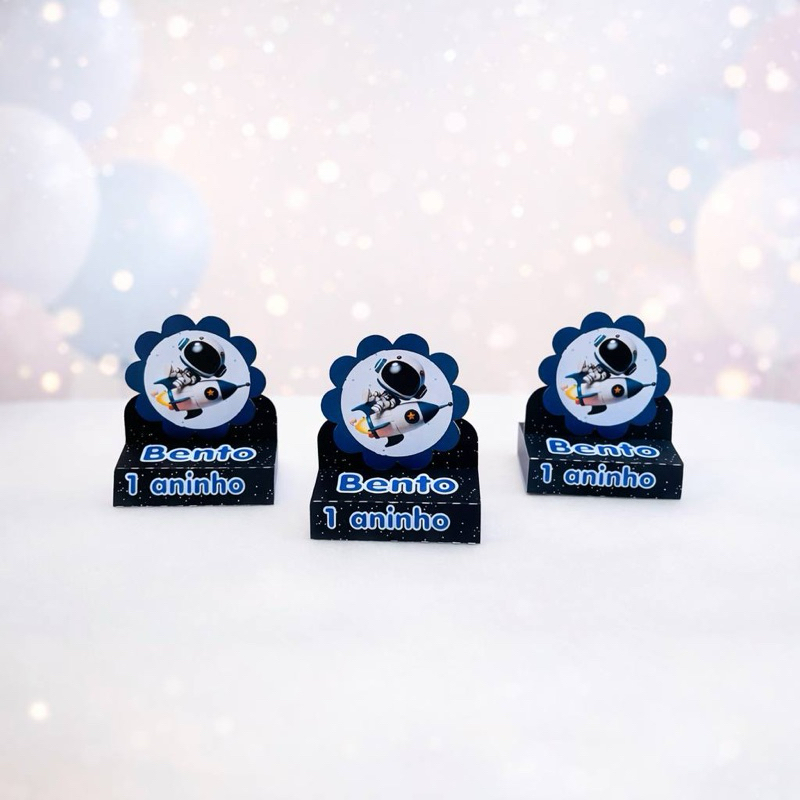 Porta Bis Duplo Astronauta Personalizados/Lembrancinha de Festa/Aniversário/Lembrancinha Festa Infantil
