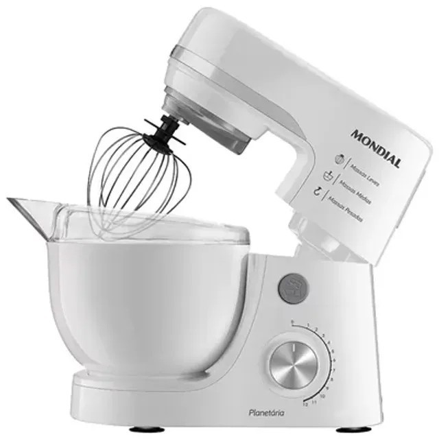 Batedeira Planetária Mondial BP 03 W 700W 4,5L 220V