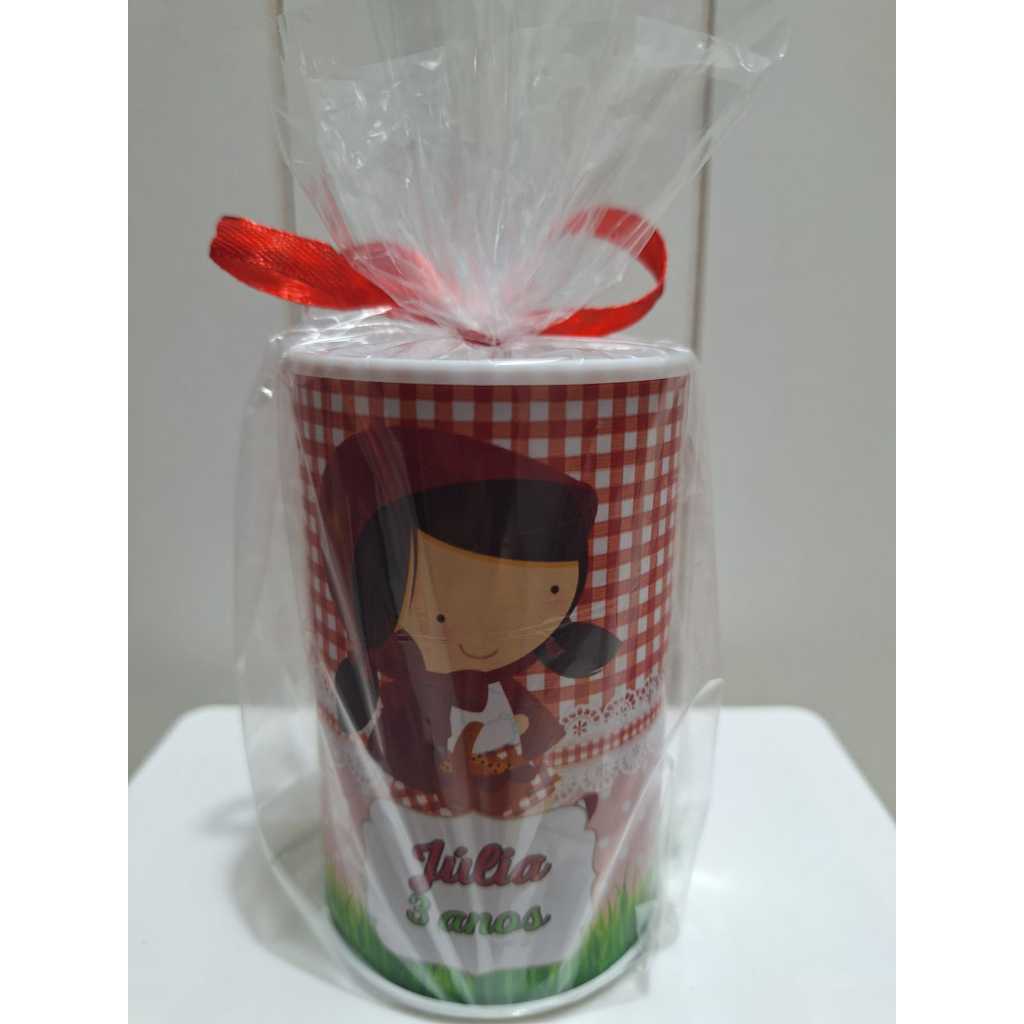 KIT COFRINHO Personalizado CHAPEUZINHO VERMELHO Lembrancinha Festa Aniversário. Faço outros Temas
