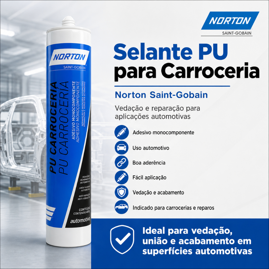 SELANTE PU PARA CARROCERIA NORTON 400G