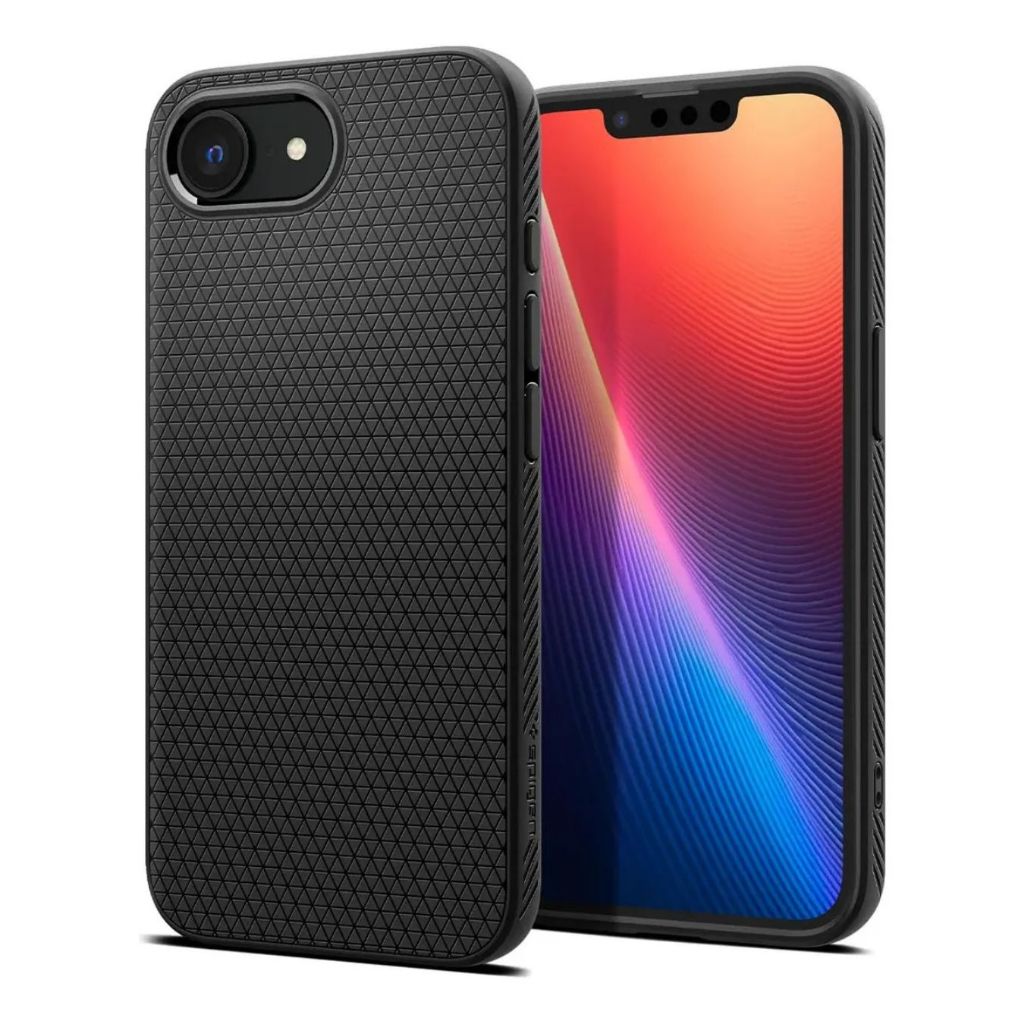 Capa Spigen Liquid Air iPhone 16 - Original Matte Black (Preta)