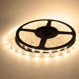 Fita LED 3528 Branco Quente 5M 12V 60 LEDs/M Decorativa Super LED