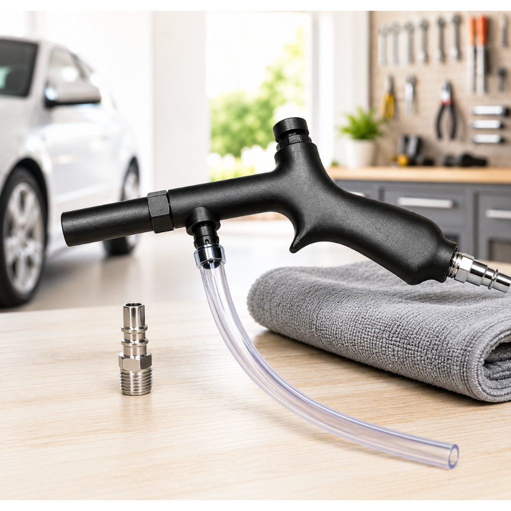 Bico Pistola De Ar Pulverizador C/adaptador De Engate Rapido hidraflux