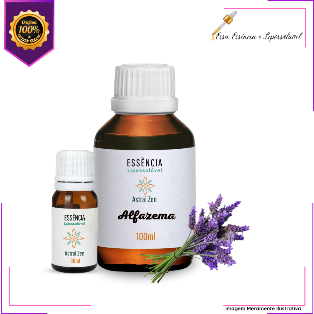 Essência Concentrada Alfazema Vollmens Para Aromatizador - Velas - Sabonetes - Perfumes