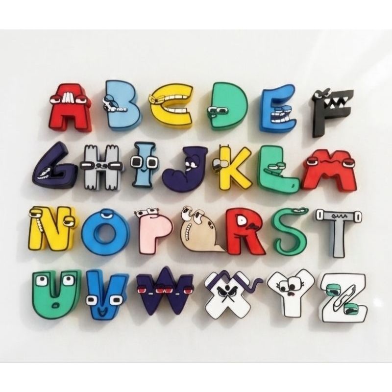 Kit Alfabeto Lore 26 Letras Alfabeto Completo Impressão 3D PLA