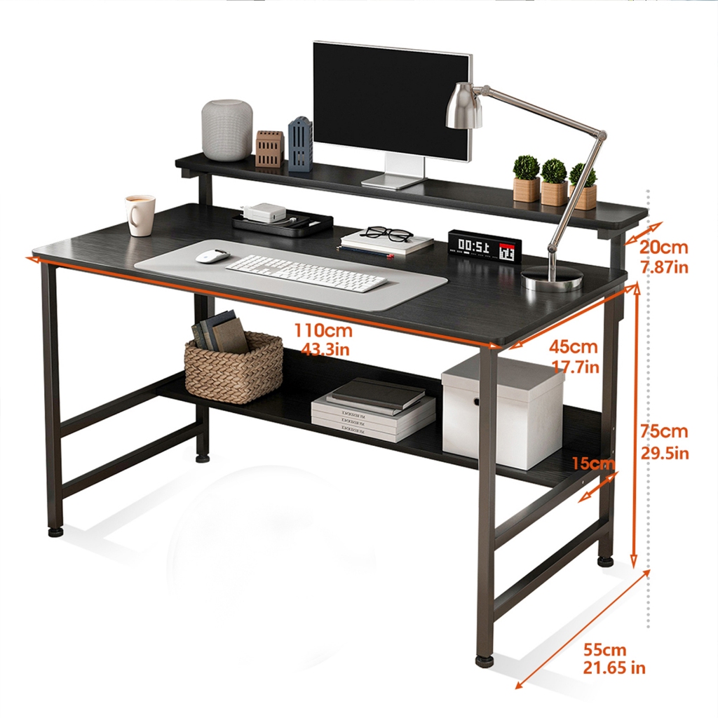 Mesa Gamer Escrivaninha Para Computador Setup Gamer Com Suporte Para Monitor Design Moderno E Espaçoso