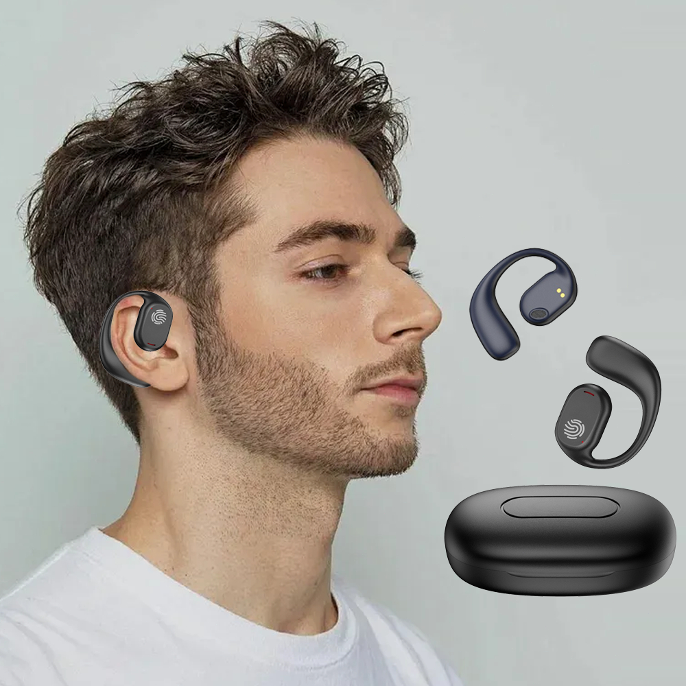Fone Bluetooth 5.3 Esportivo TWS Display Carga Case à Prova Dágua Cancelamento Ruído -B8