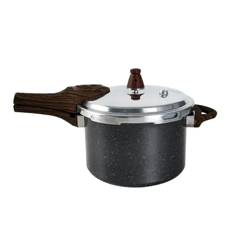 Panela de Pressão Brinox 4,2L Antiaderente Indução Ceramic Life Pressure Granito