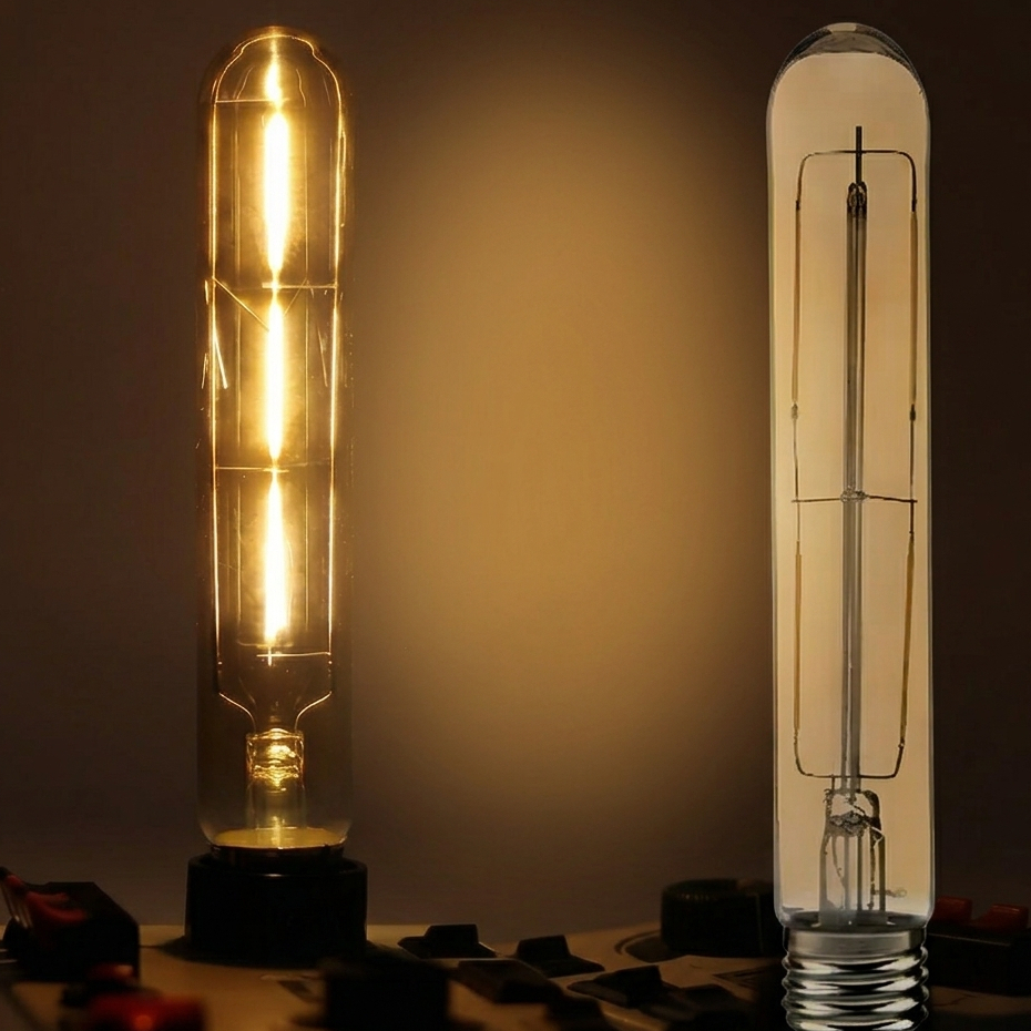 Lâmpada Led Retro Tubular Amb2200k 4w Bivolt 110v 220v 110v 220v 110v 220v Avant