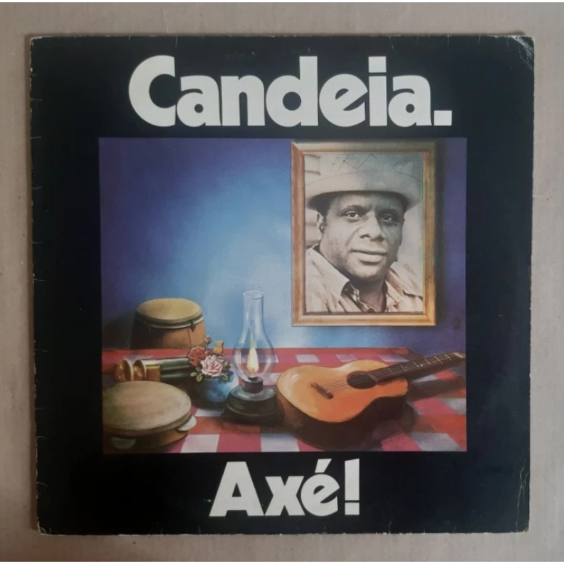 Lp Candeia - Axé! Gente Amiga do Samba - 1978 - Atlantic - Disco de Vinil Original com Encarte