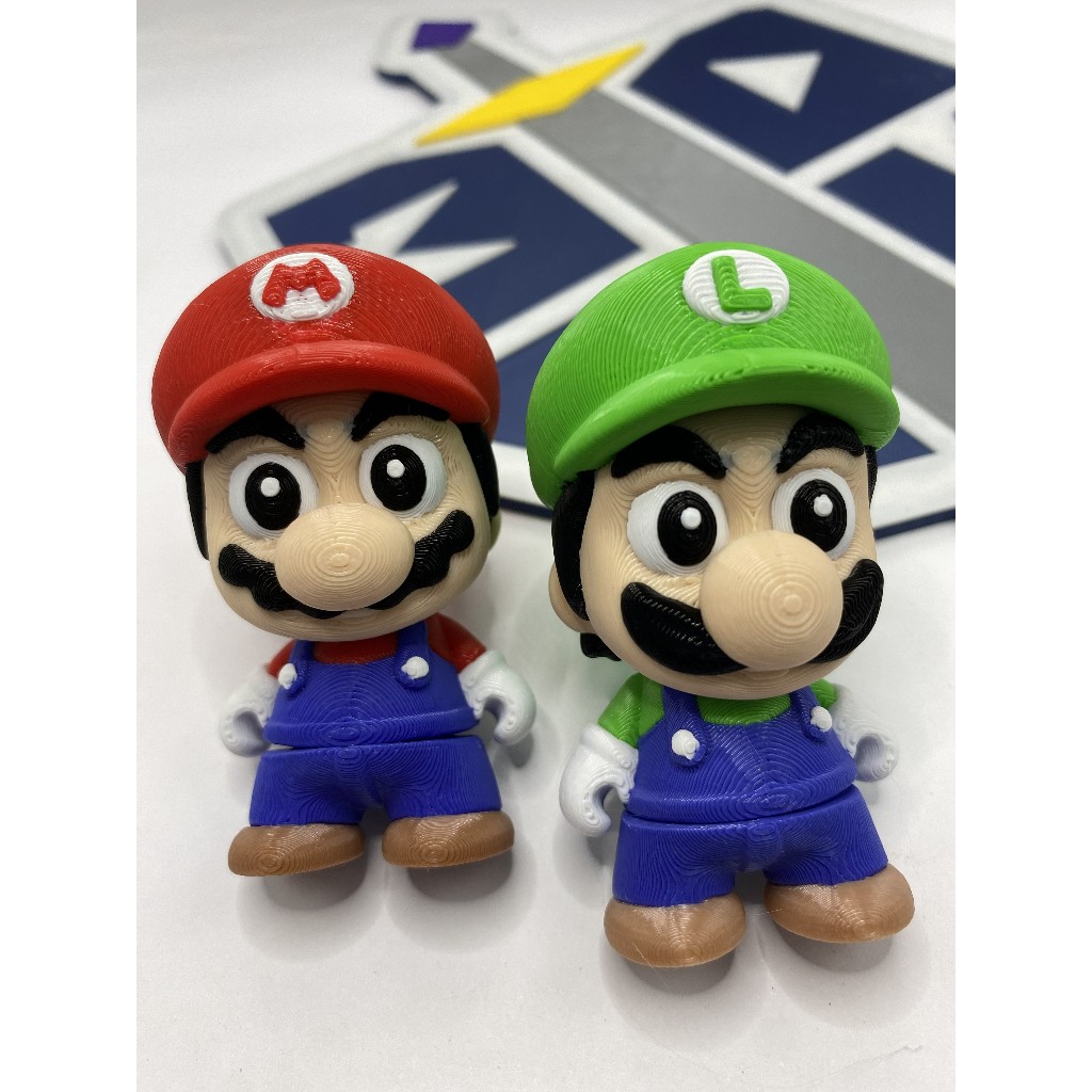 Arganel Mario e Luigi - articulado!