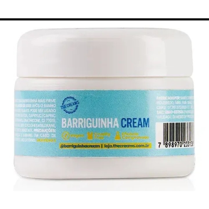 Mini Barriguinha Cream Travel Size 50g-Redutor de Medidas