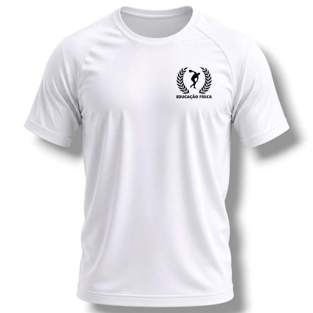 Camiseta masculina educação física dryfit