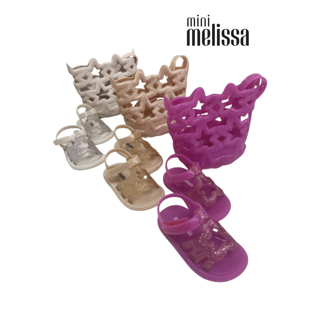 Sandália Mini Melissa com bolsa Luminous Baby Infantil Menina Original