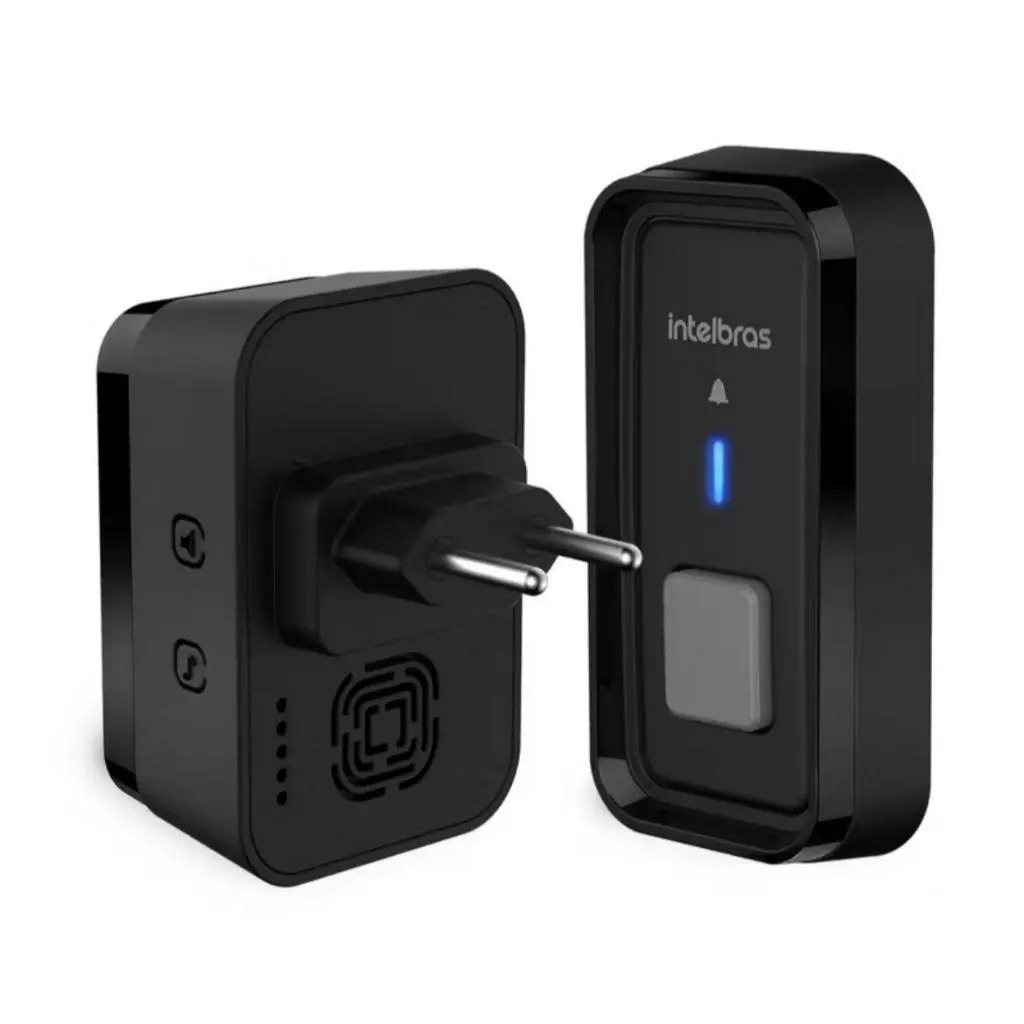 Campainha Intelbras Externa Sem Fio Preto CIB 101