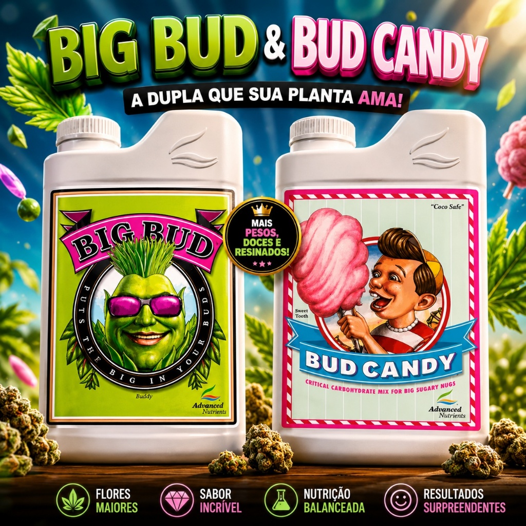 Fertilizante Big Bud + Bud candy 2x50ml Advanced Nutrients