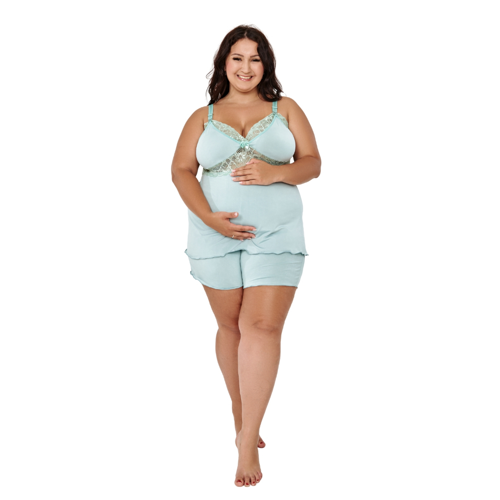 Shortdoll Plus Size Amamentação Renda Perfeita