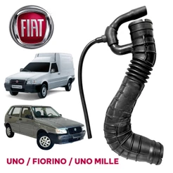 Mangueira Filtro de Ar Fiat Uno Economy Mille Sport Vivace Way Fiorino 8V 2001 Em Diante