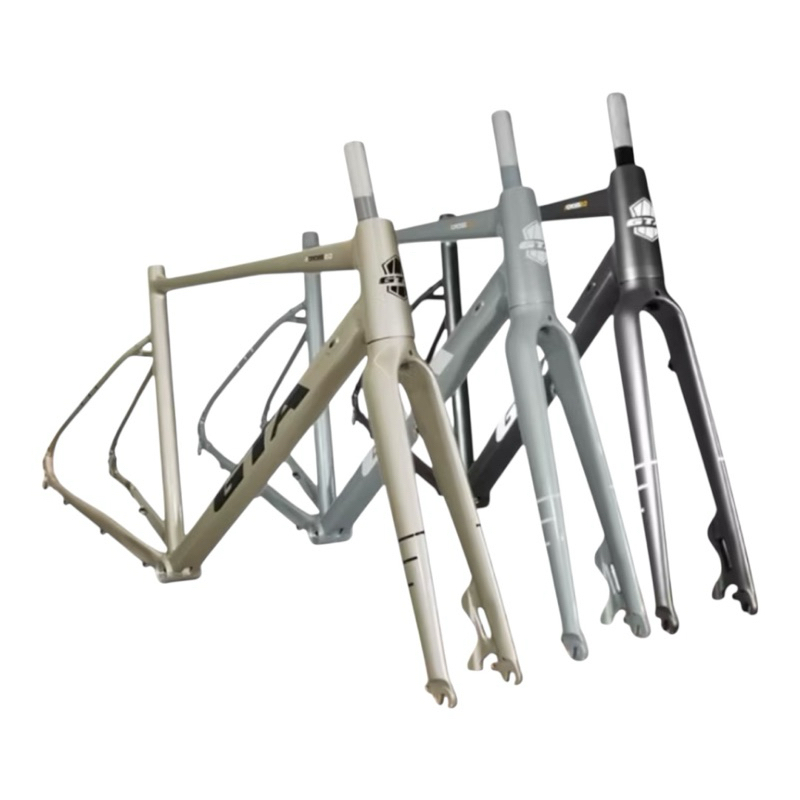 Kit Quadro Gravel Speed Aro 700 Alumínio 6061 + Par Rodas Cubo Cassete.