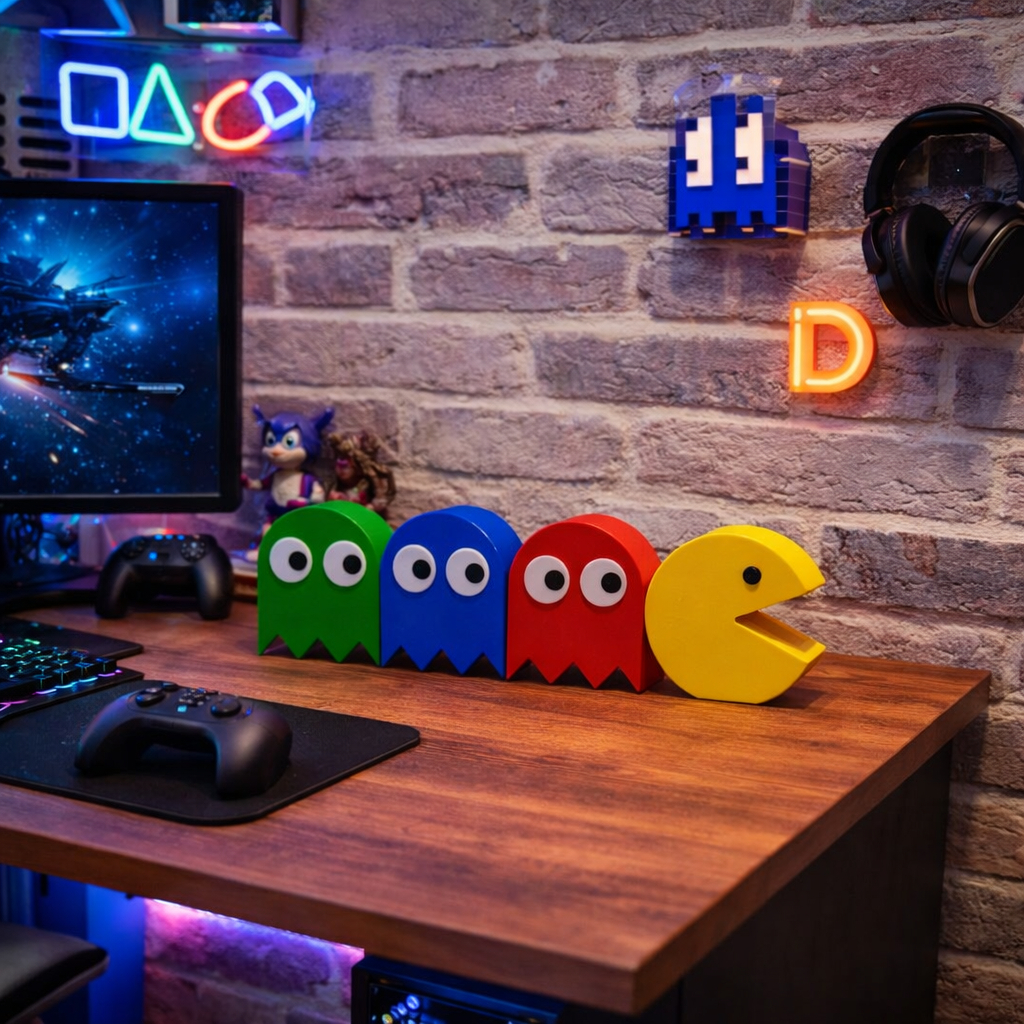 kit decorativo do Pac Man Presente Criativo Dia dos Namorados