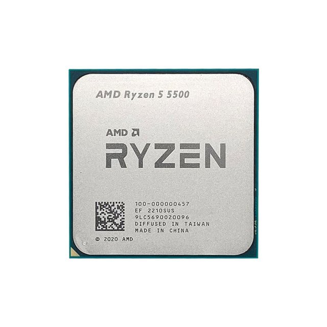 Processador AMD Ryzen 5 5500, 3.6GHz (4.2GHz Max Turbo), Cache 19MB, AM4, Sem Vídeo - 100-100000457BOX