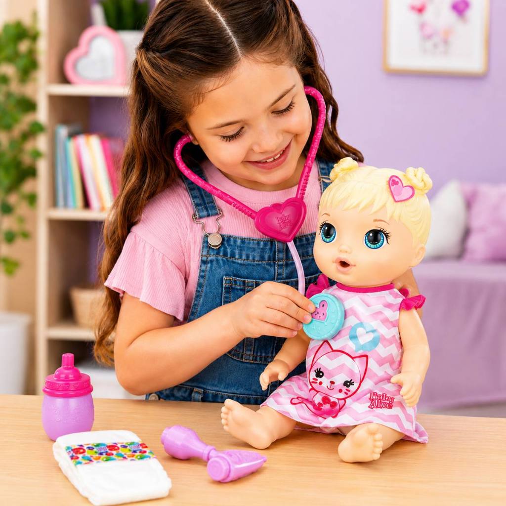 Boneca Baby Alive Cuida de Mim Loira - Hasbro