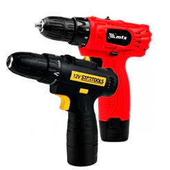 Parafusadeira A Bateria 12V 3/8Pol. Bivolt Carregador Profissional + Maleta Organizador Montador