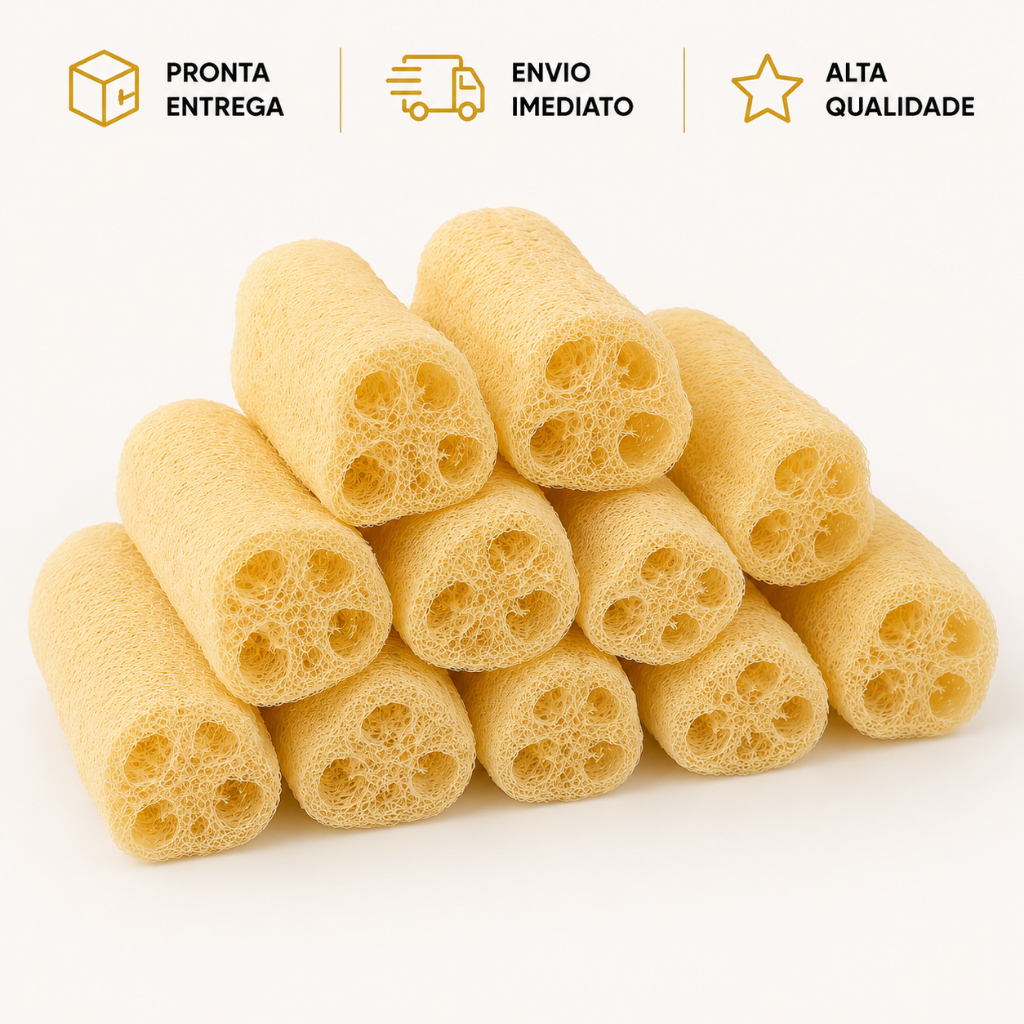 Esponja Bucha Vegetal Natural Banho Esfoliacao