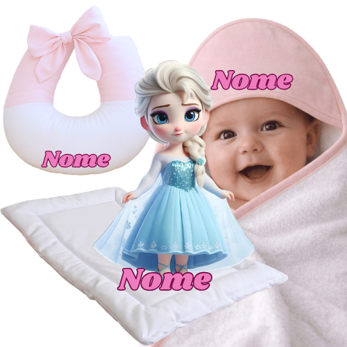 Kit Personalizado Toalha / Colchonete / Almofada Amamentação. Ideal Para Seu Bebe — imagem 2 de 2