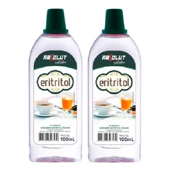 kit 2 Adoçante Eritritol Natural Liquido 100ml