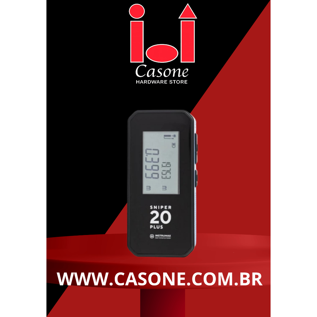 MEDIDOR DE DISTANCIA LASER TRENA SNIPER 20MTS