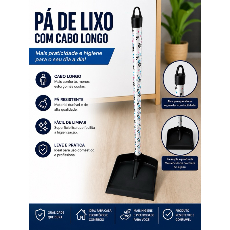 Pá de lixo 60cm
