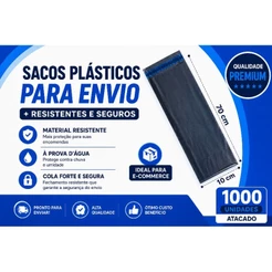 Envelope Envio Saco 10x70 embalagem resistente saquinho correio