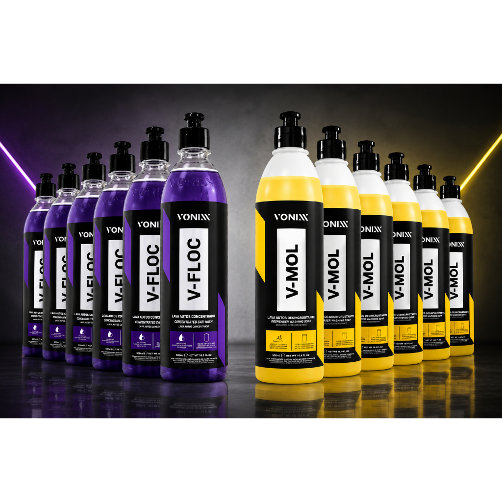 KIT 6 V MOL 500ML VONIX + 6 V FLOC 500ML VONIXX ATACADO REVENDA MELHOR PRECO