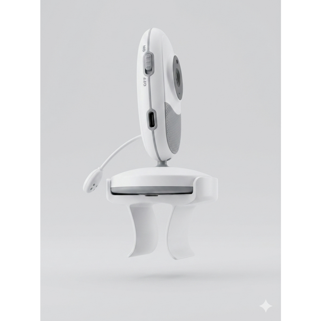 Suporte Babá Eletrônica Para Berço Universal Ajustável  Base 7cm Monitor Bebê Câmera Segurança I