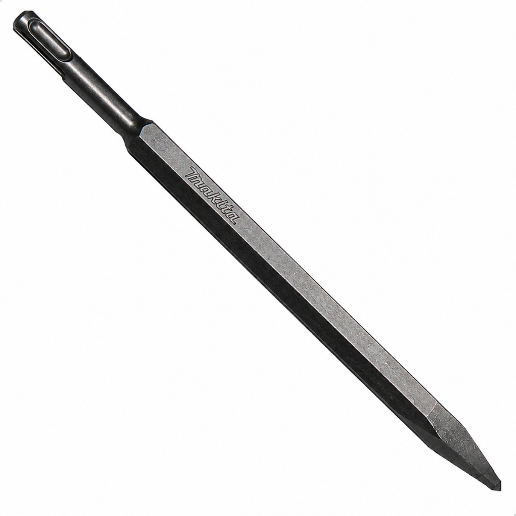 Ponteiro SDS-Plus 250mm Makita D-08713 Cinzel Cônico para Concreto e Alvenaria Original